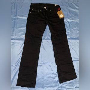 True religion jeans. Black with grey stitching on rear pockets.never worn